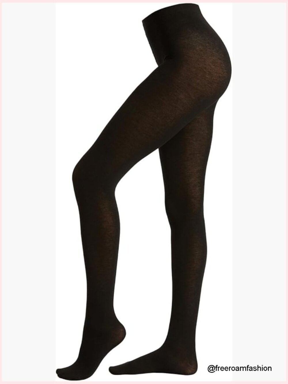 Opaque Matte Cashmere and Modal Tights - High Rise, Medium, Regular Fit